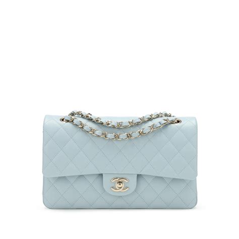 blue classic chanel|Chanel classic flap medium price.